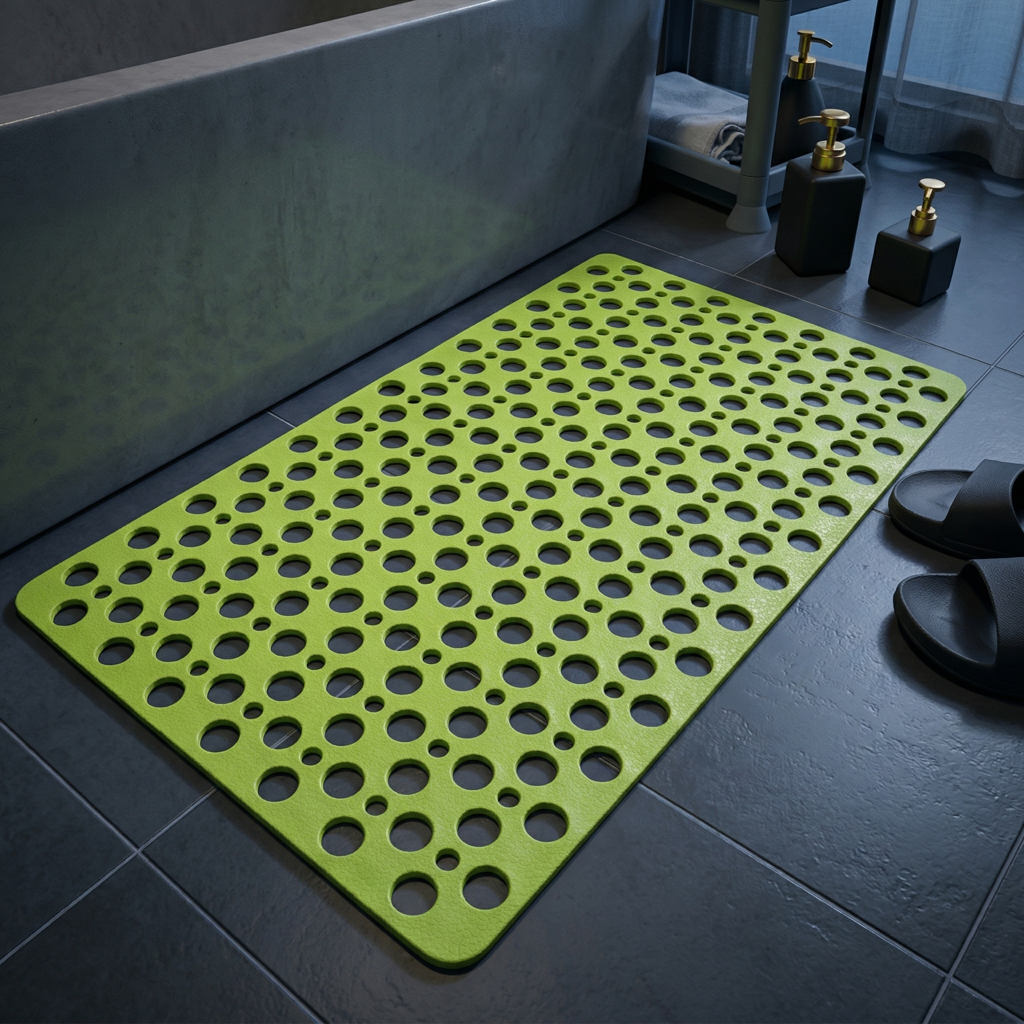 Tapis de douche antidérapant antibactérien