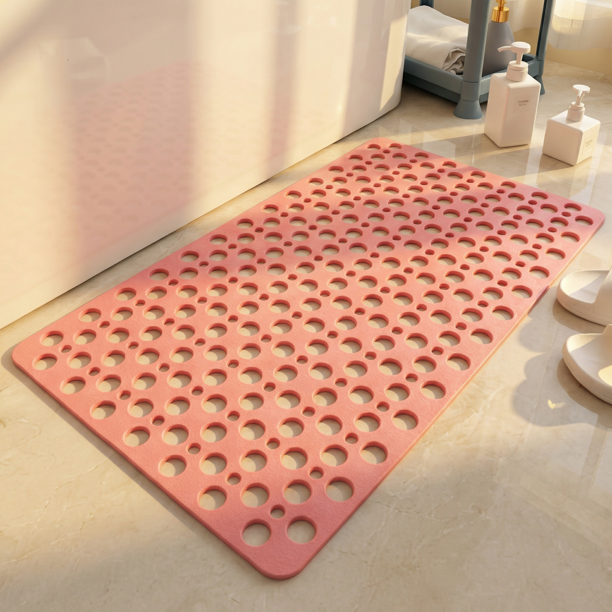 Tapis de douche antidérapant antibactérien