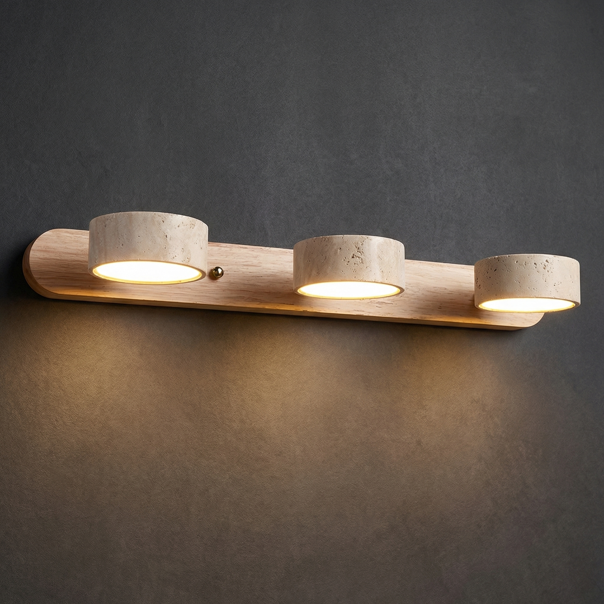 Applique murale travertin