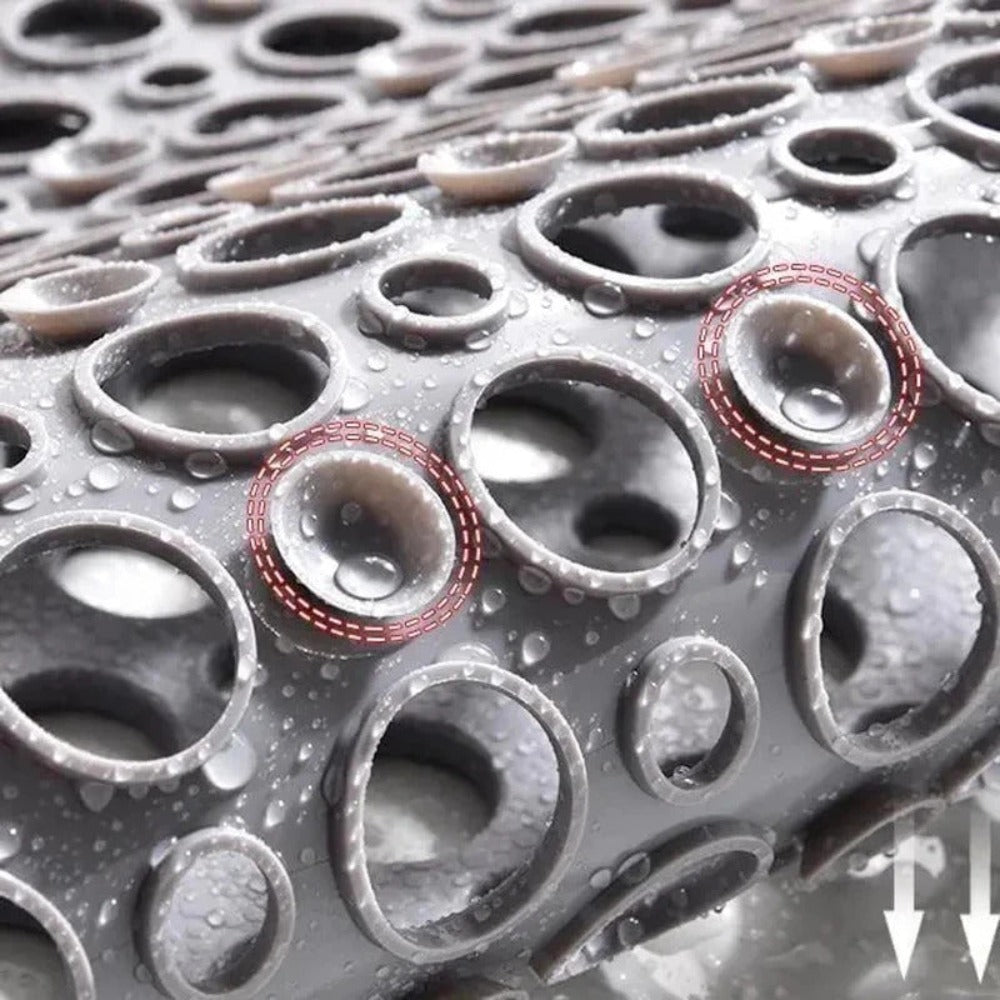 Tapis de douche antidérapant antibactérien