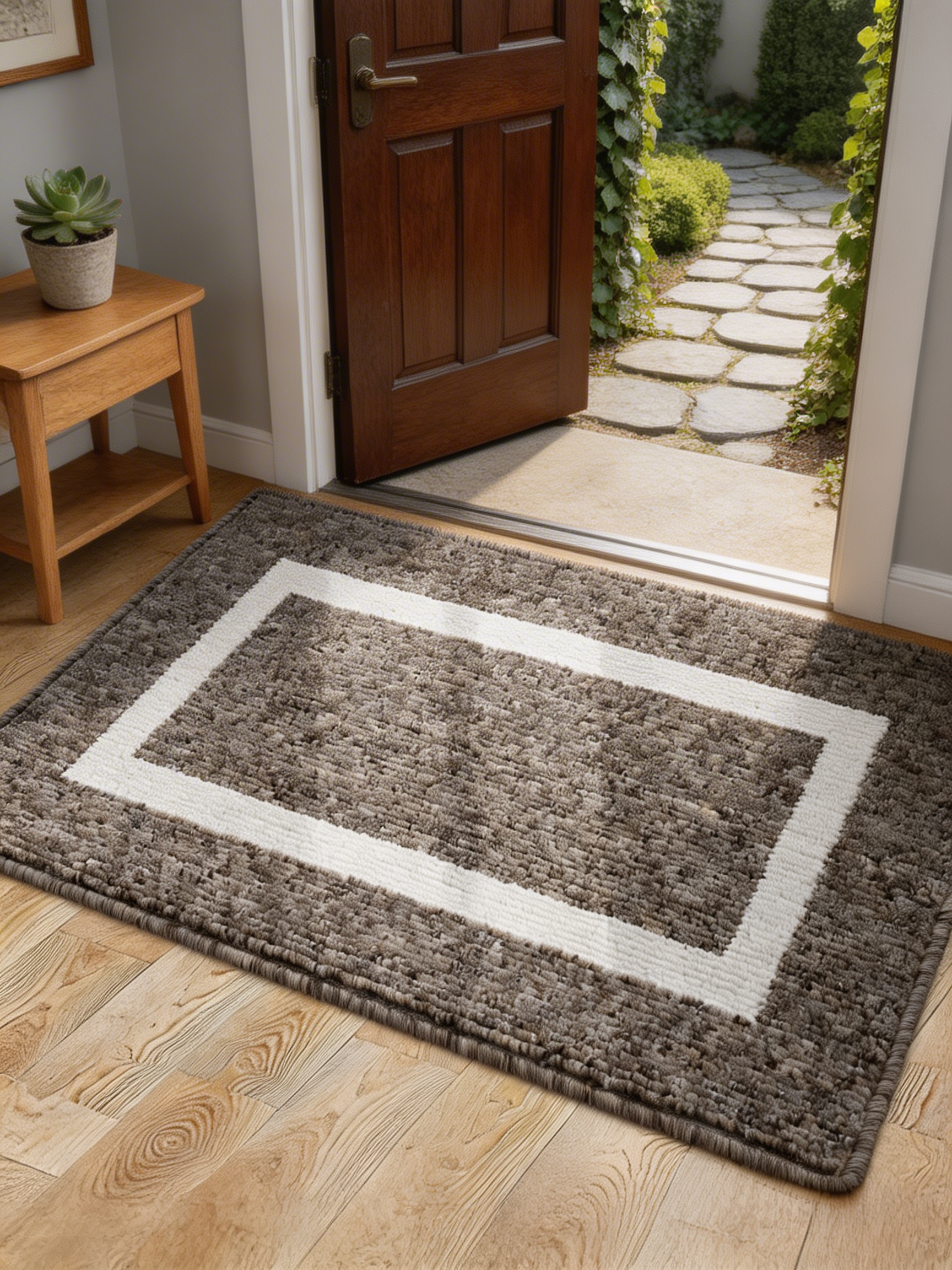 Paillasson extérieur antidérapant et résistant aux salissures