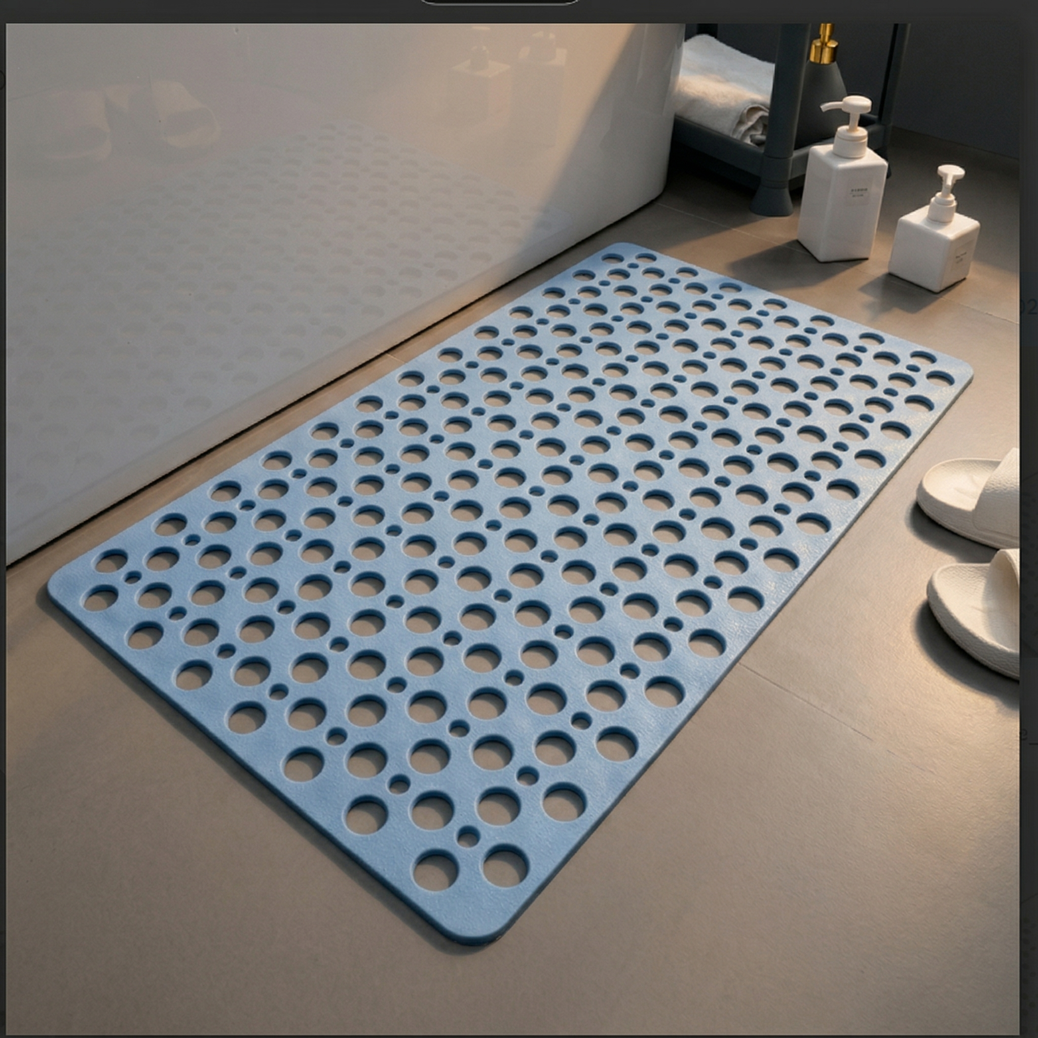 Tapis de douche antidérapant antibactérien