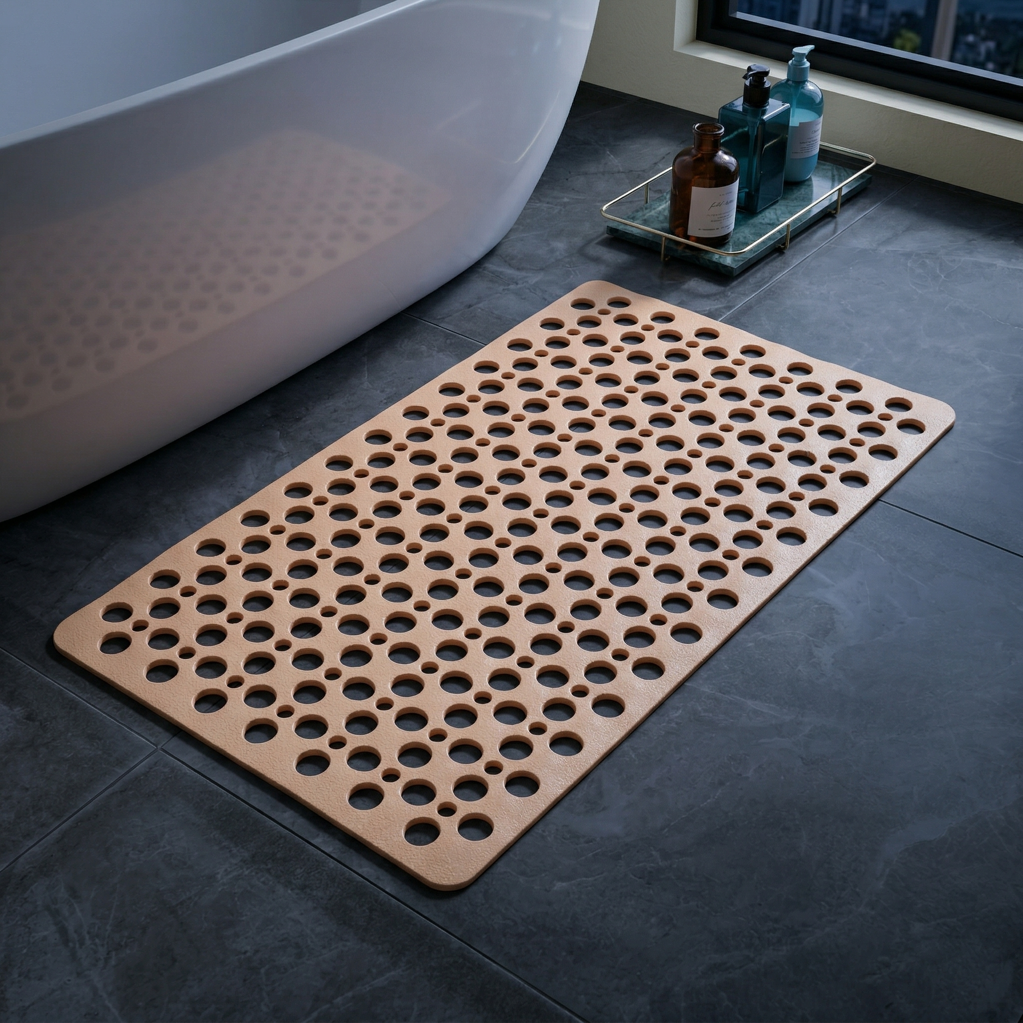 Tapis de douche antidérapant antibactérien