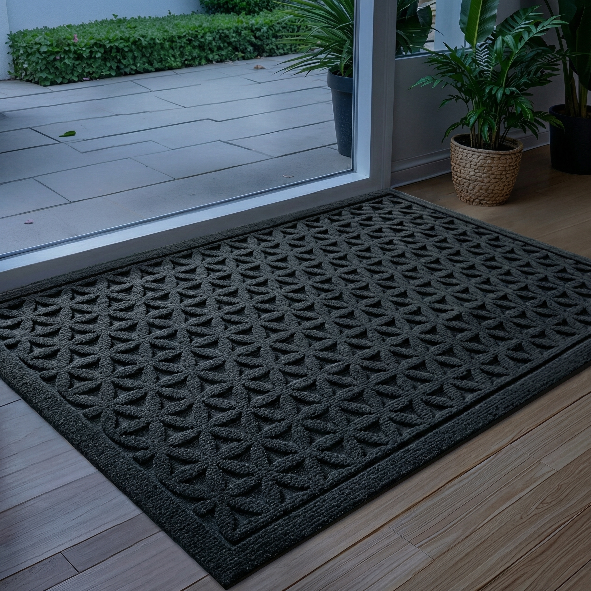 Paillasson absorbant et antidérapant – intérieur & extérieur