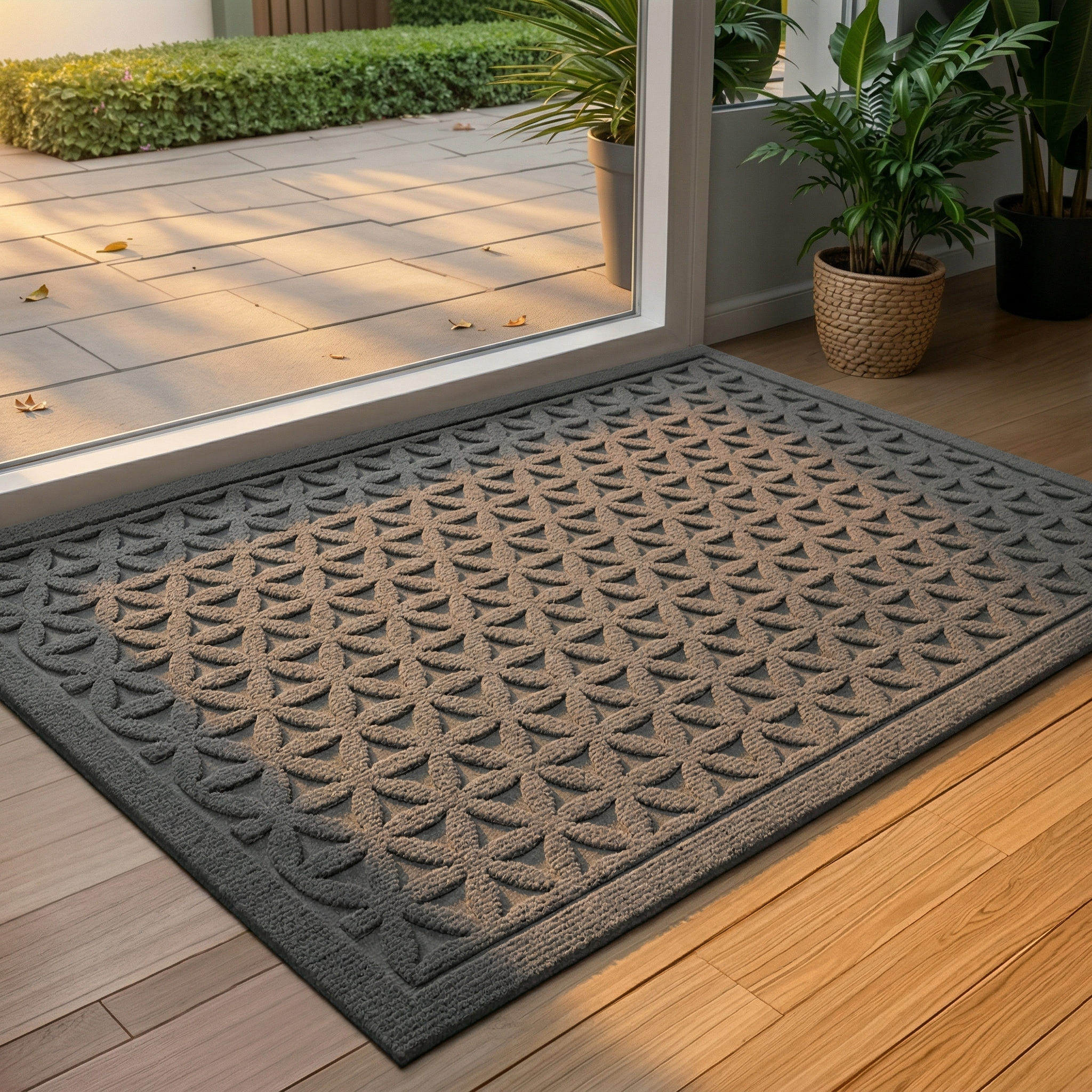 Paillasson absorbant et antidérapant – intérieur & extérieur