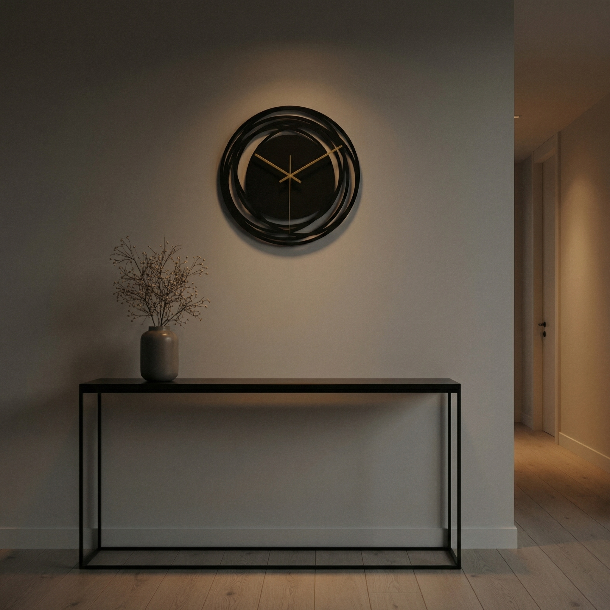 Horloge murale silencieuse Anif – design moderne