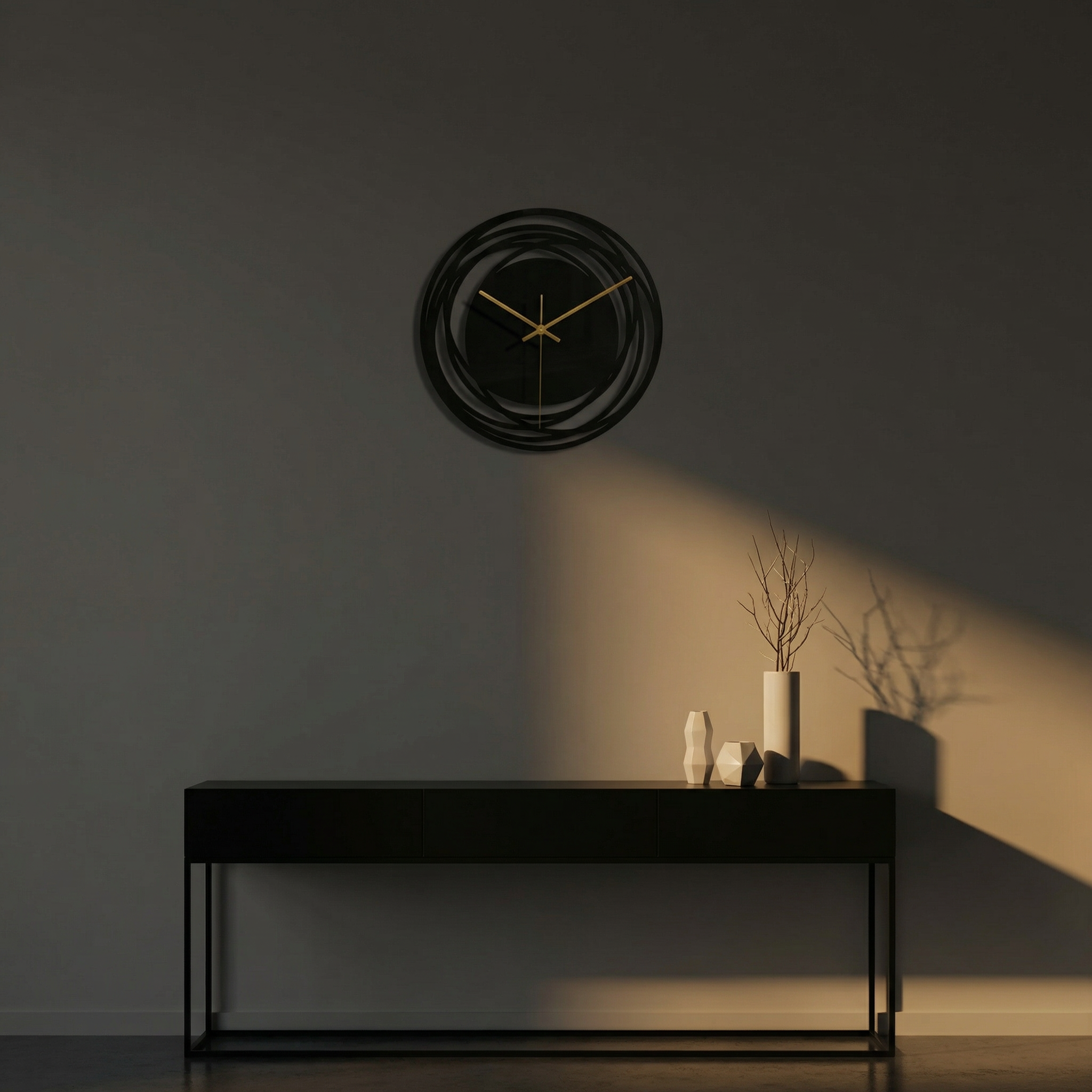 Horloge murale silencieuse Anif – design moderne