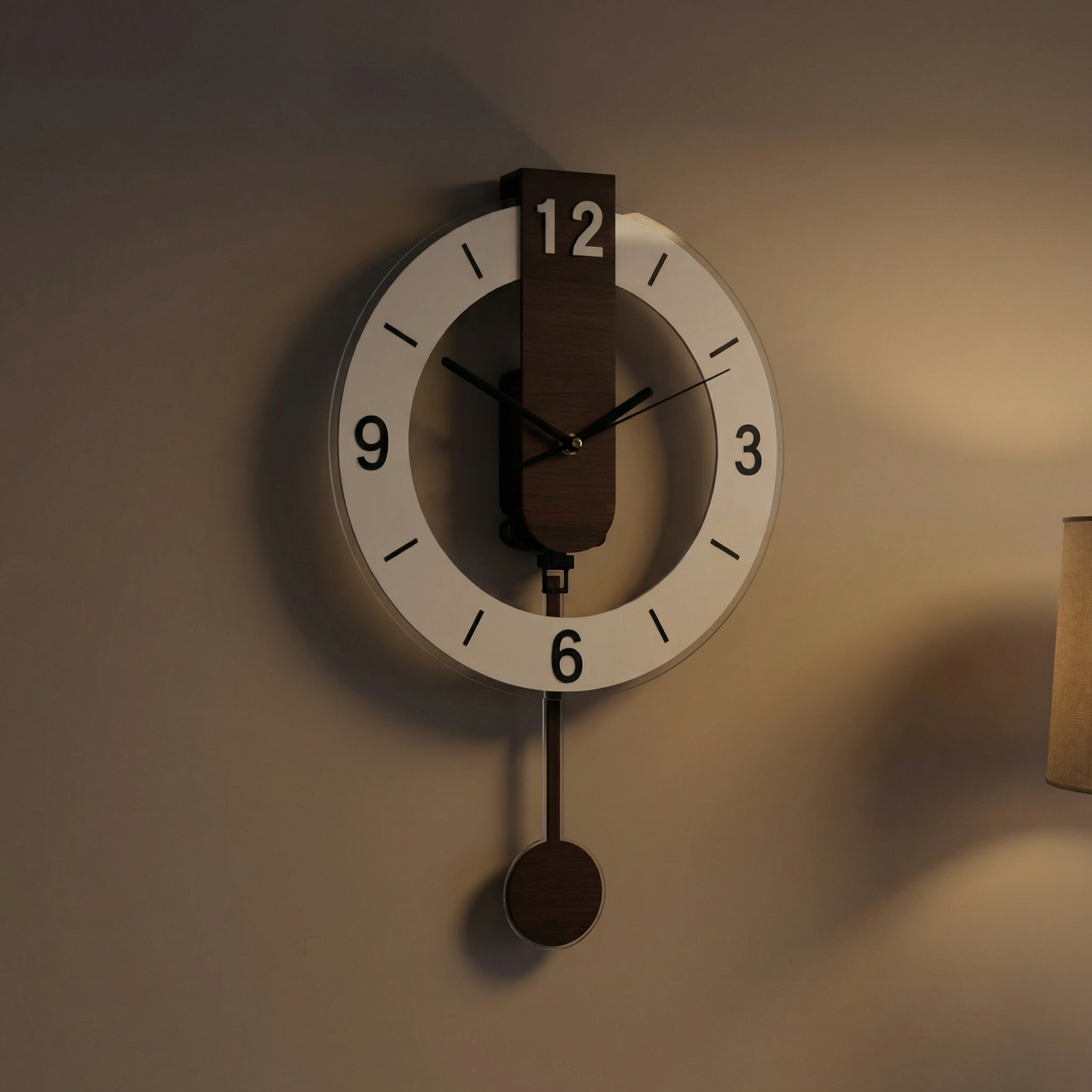 Horloge murale rétro silencieuse – design classique