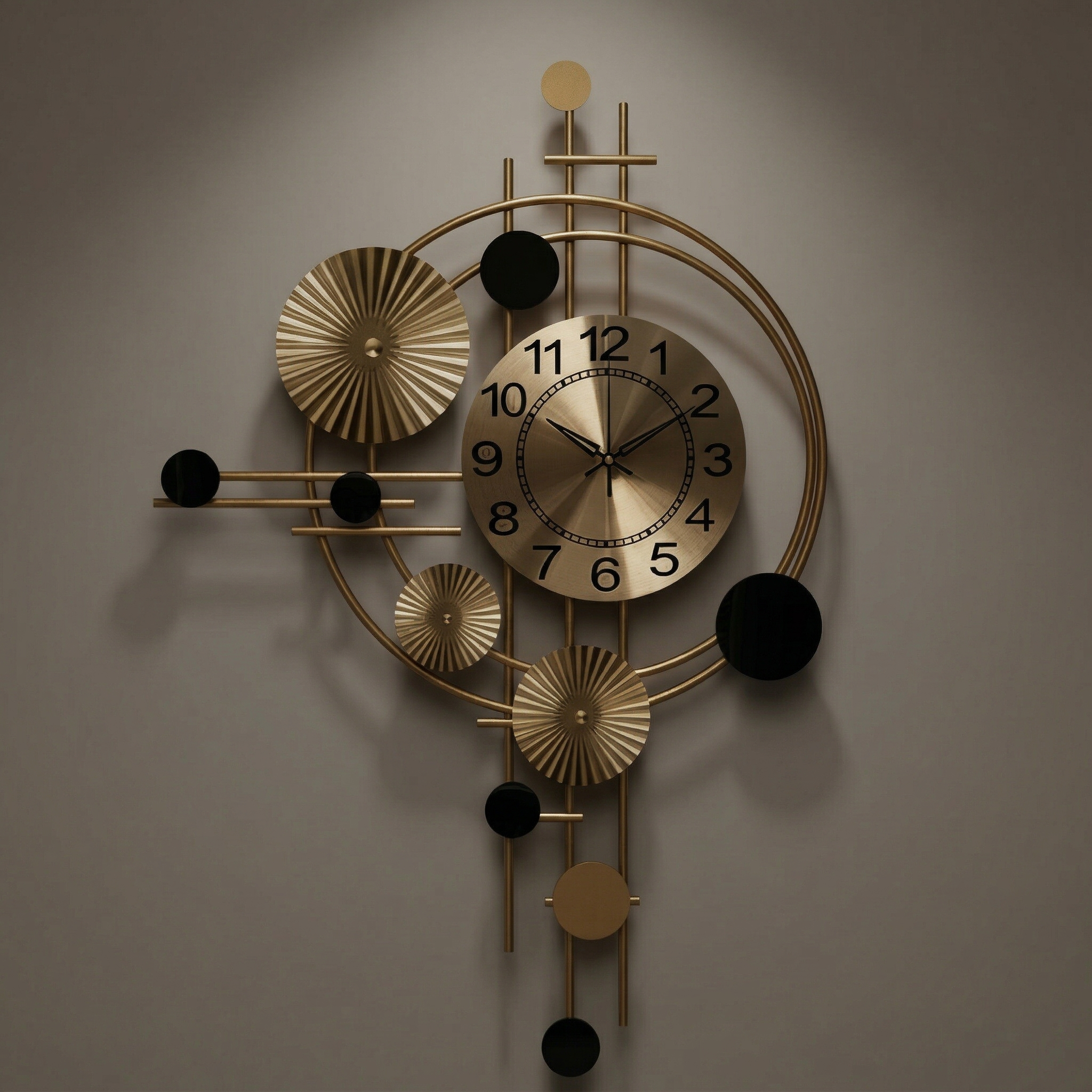 OCS - Moderne Stille Design Wandklok