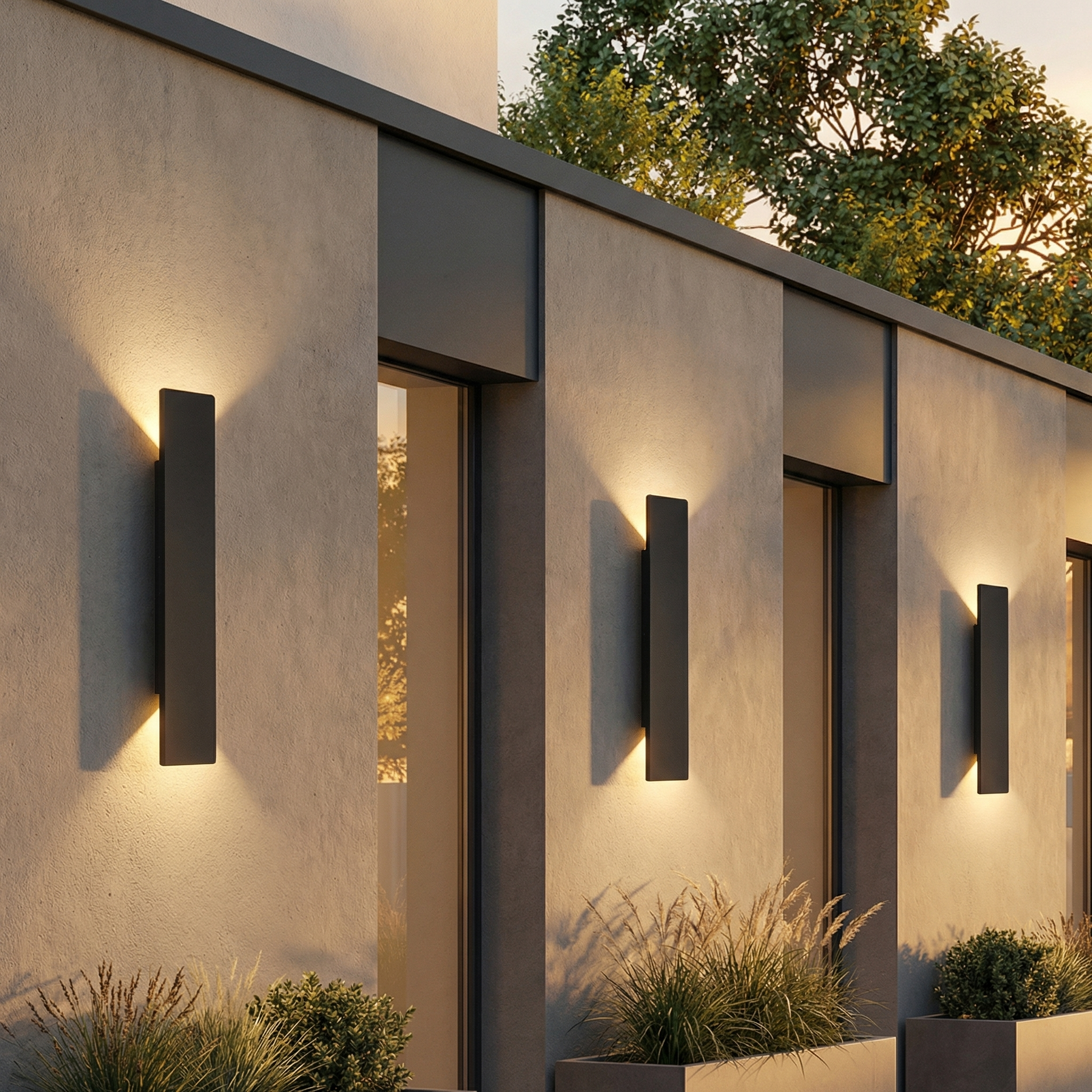 Applique murale LED étanche linéaire