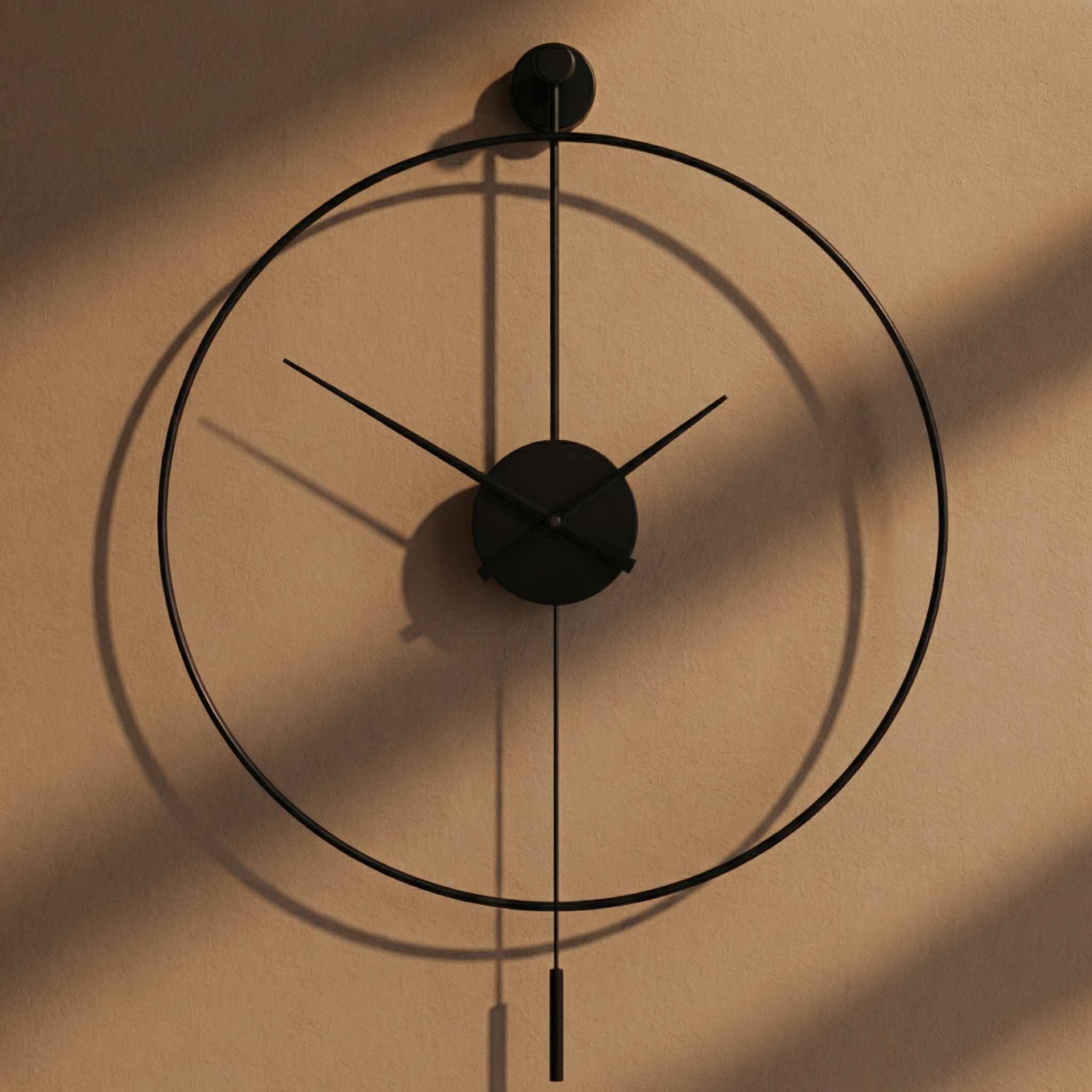 Horloge murale classique silencieuse – grand format 50 cm