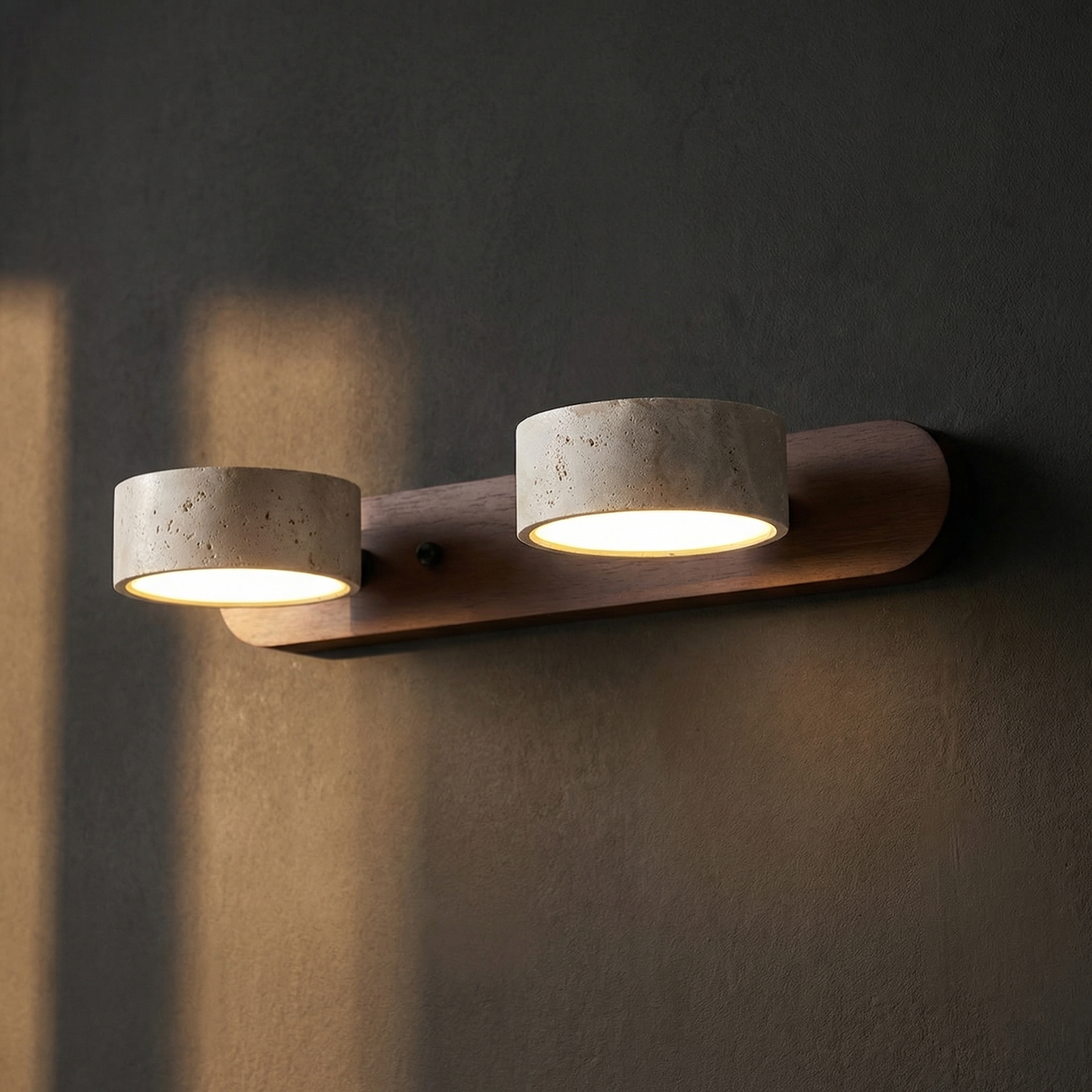 Applique murale travertin