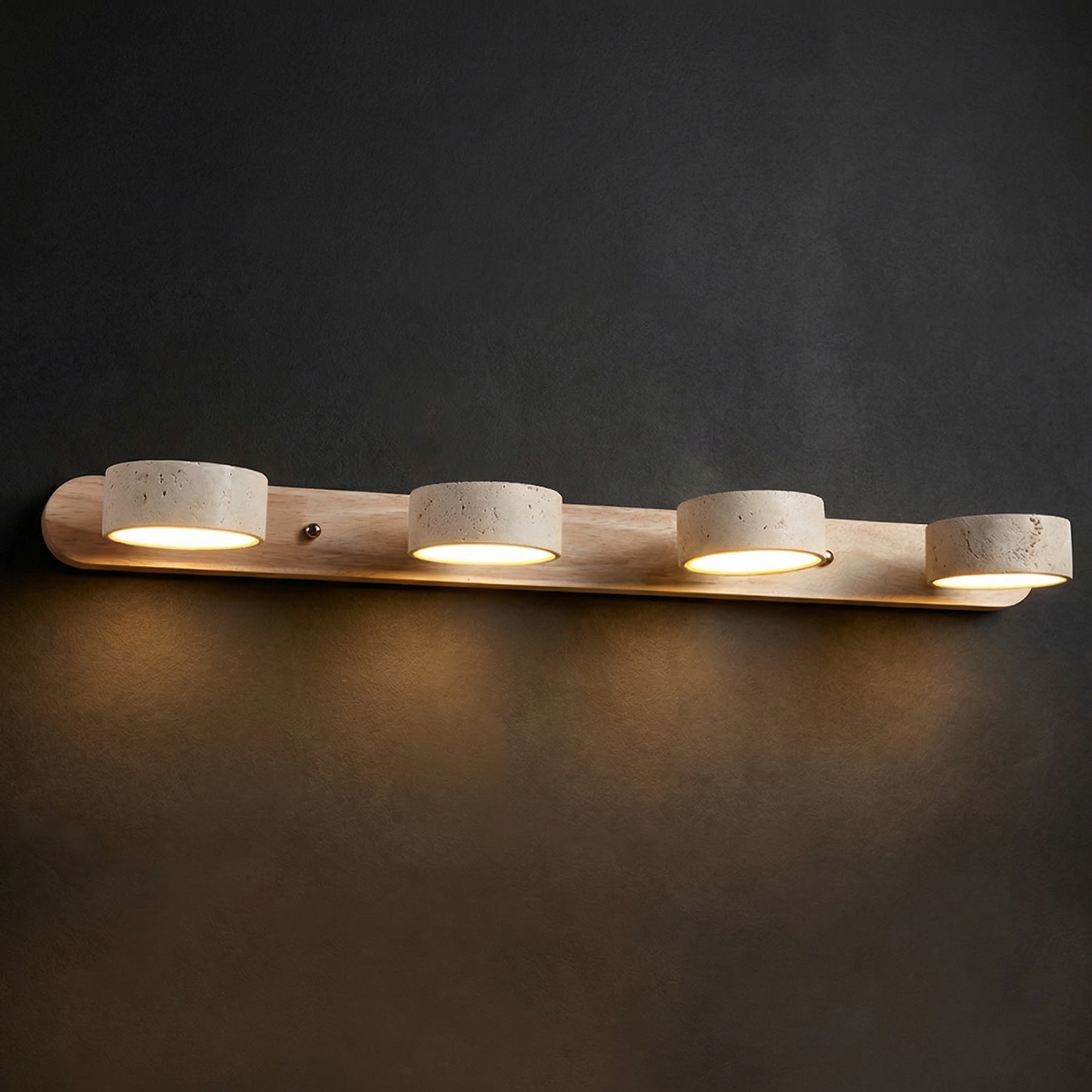 Applique murale travertin